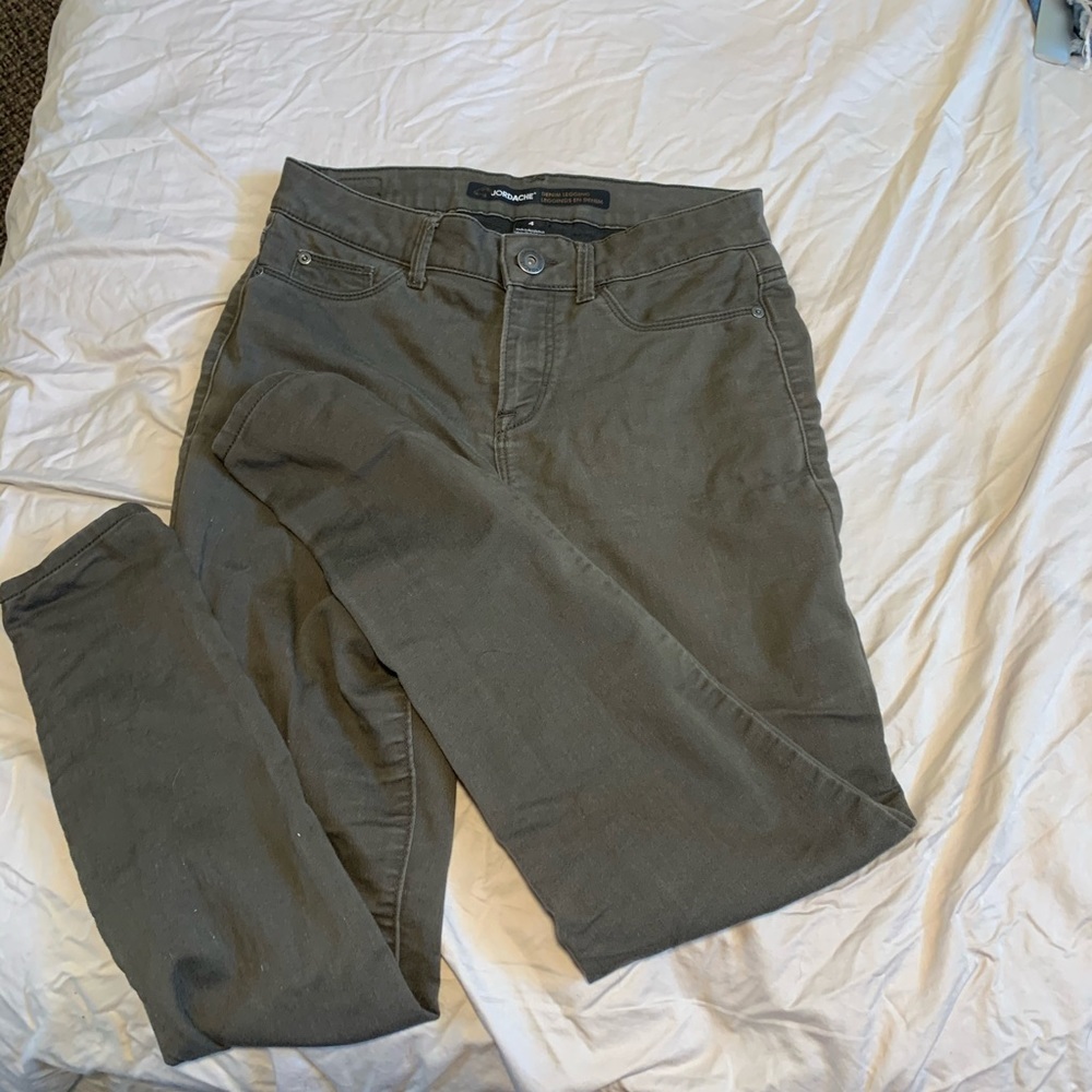 Jordache | Green Denim Jeggings